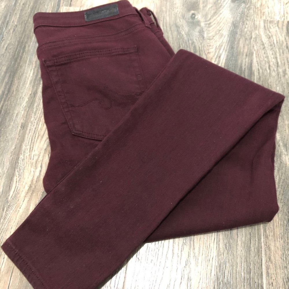 AG Adriano Goldschmied Absolute Legging Extreme Skinny Fit Jeans Vino Size: 28 R